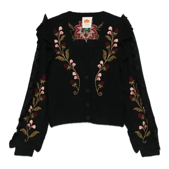 Farm Rio: Black Berry Embroidery Knit
Cardigan - Picture 3 of 12